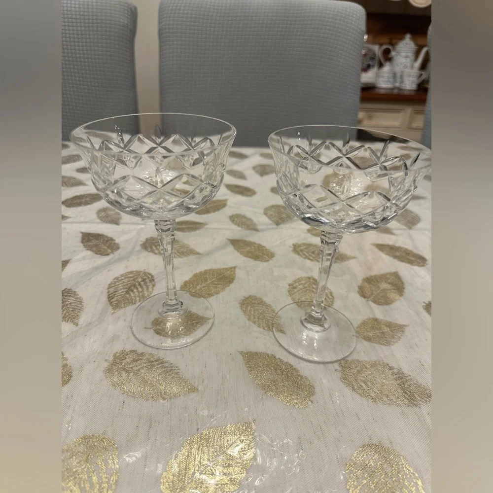 Vintage Mikasa, Dorset champagne / coupe glasses Set of Two excellent condition